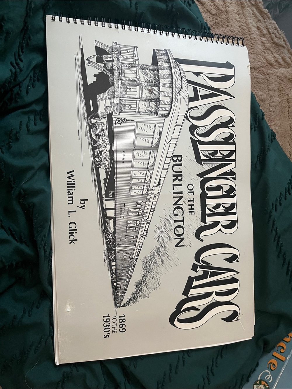 Vintage (autographed) Passenger Cars of the Burlington Illustrated 1986 Book
